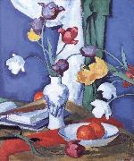 Samuel John Peploe Tulips and Fruit oil painting reproduction